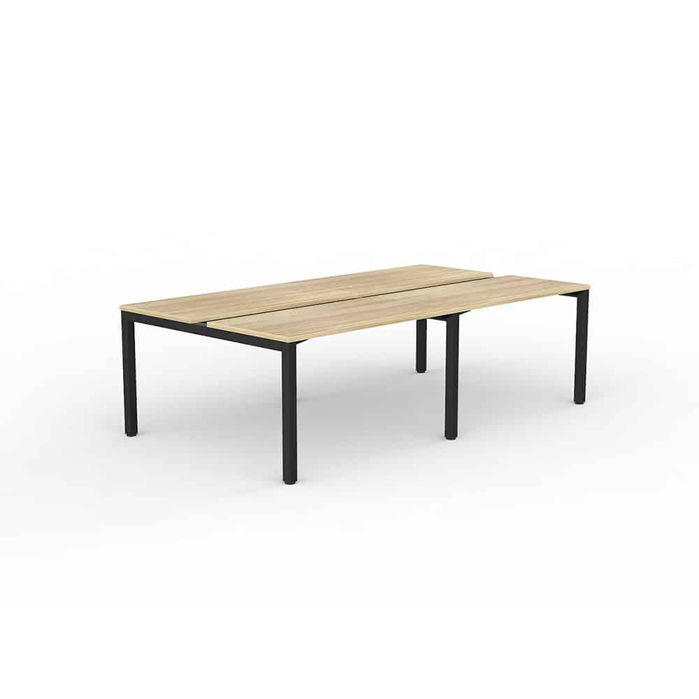 Arc50 Fixed Height 4 Person Back-to-Back Workstation