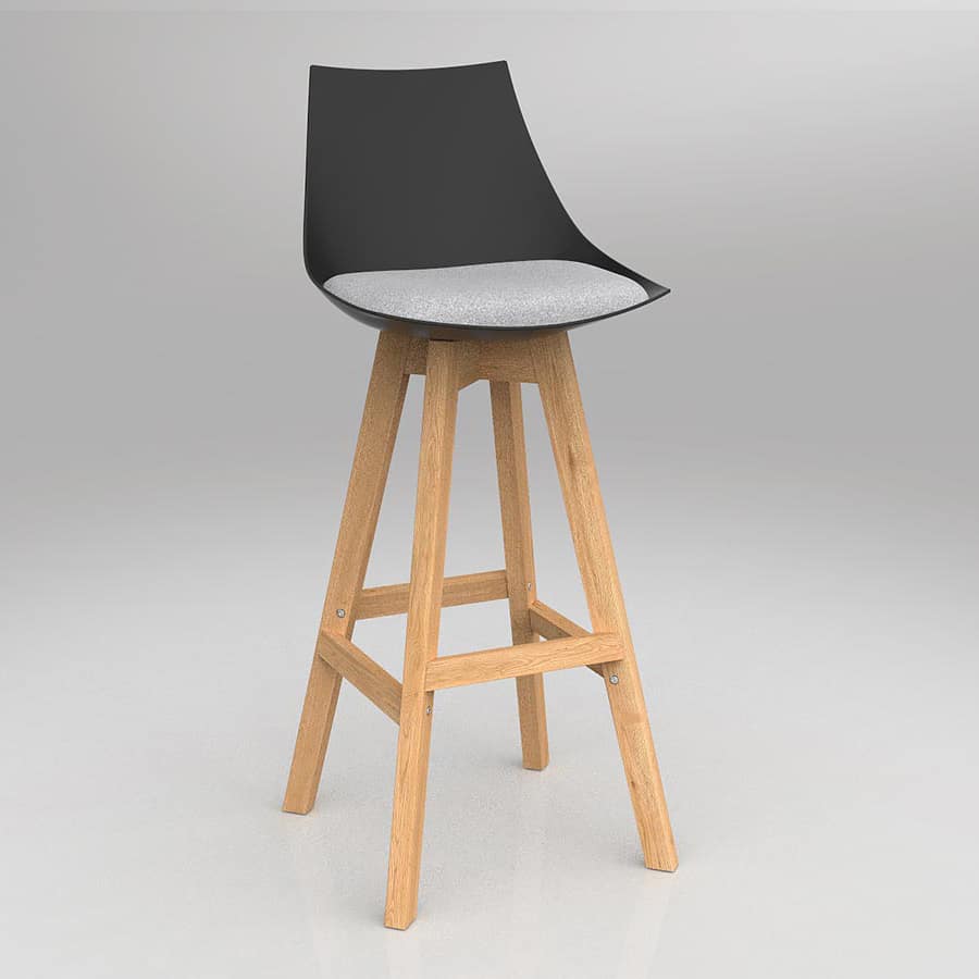 Nuna Barstool with Oak Base