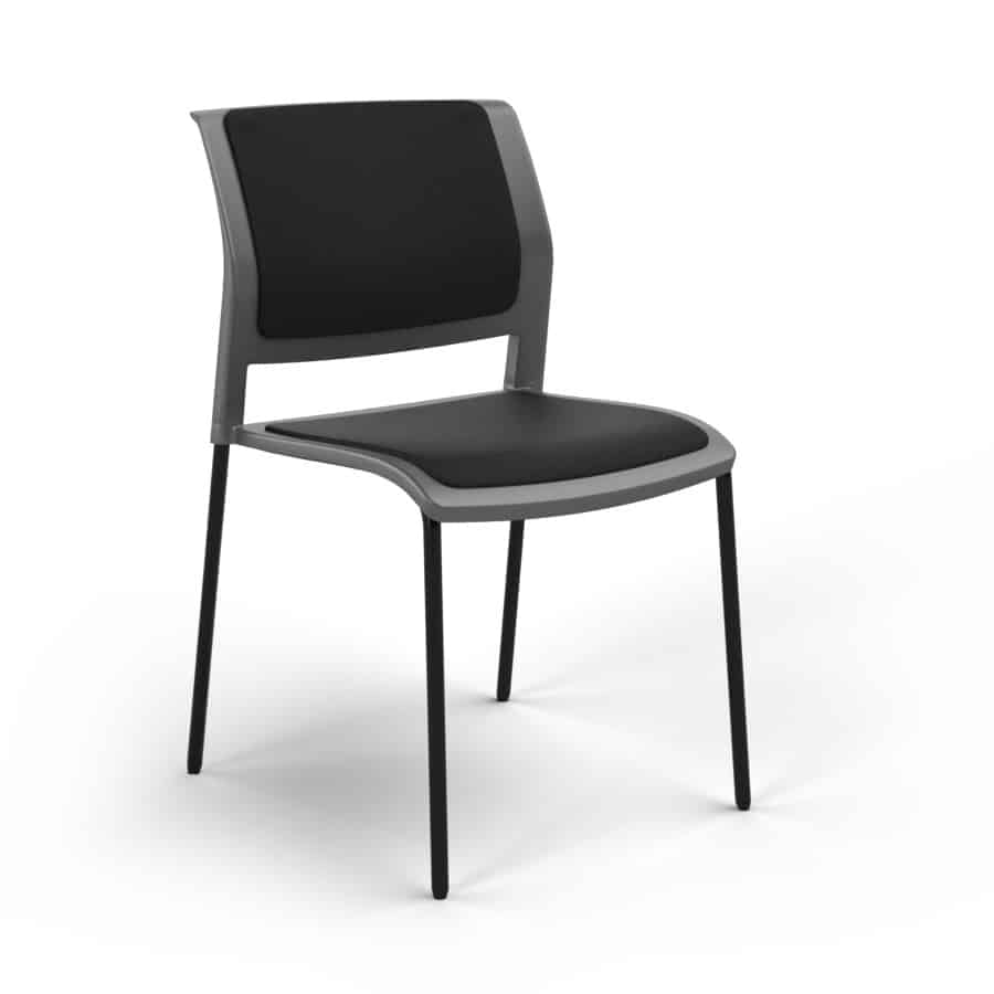 Breakout Stacking Chair - with Upholstery