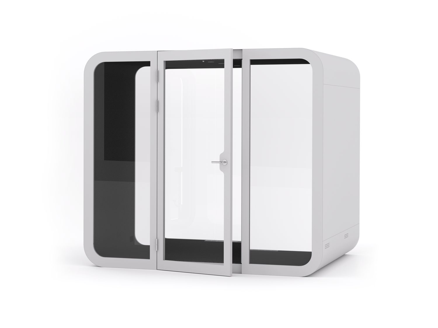 SiloPod – Acoustic Office Meeting Booth - 4 Person Pods - White